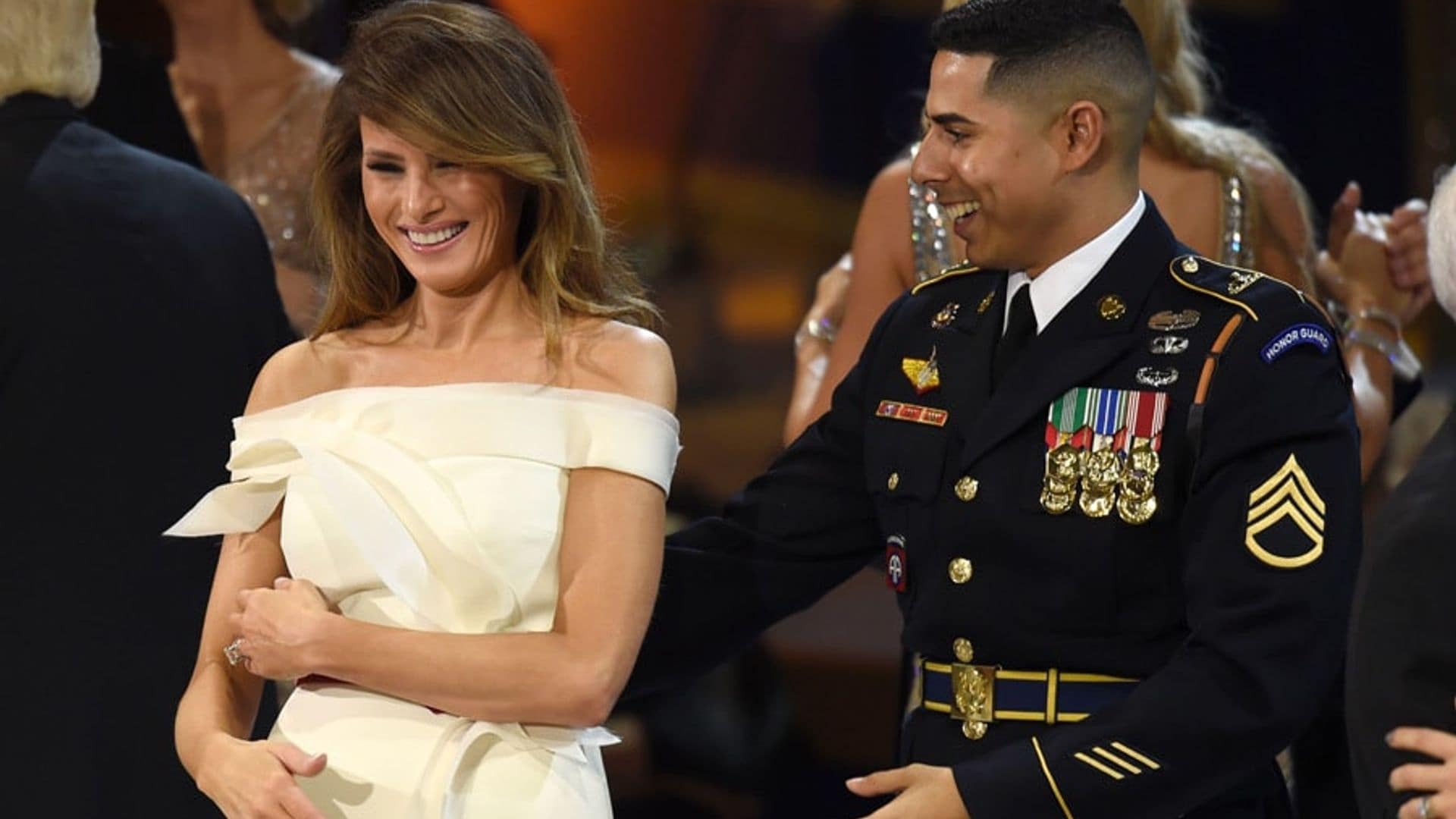 Soldier who danced with First Lady Melania Trump at Inaugural Ball reveals what they talked about