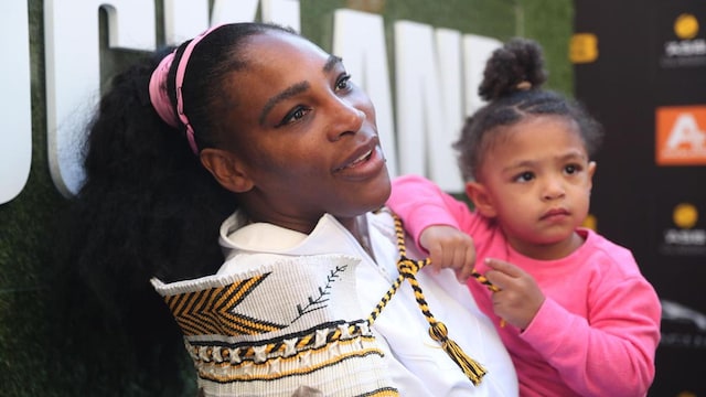 Serena Williams and daughter Alexis Olympia together