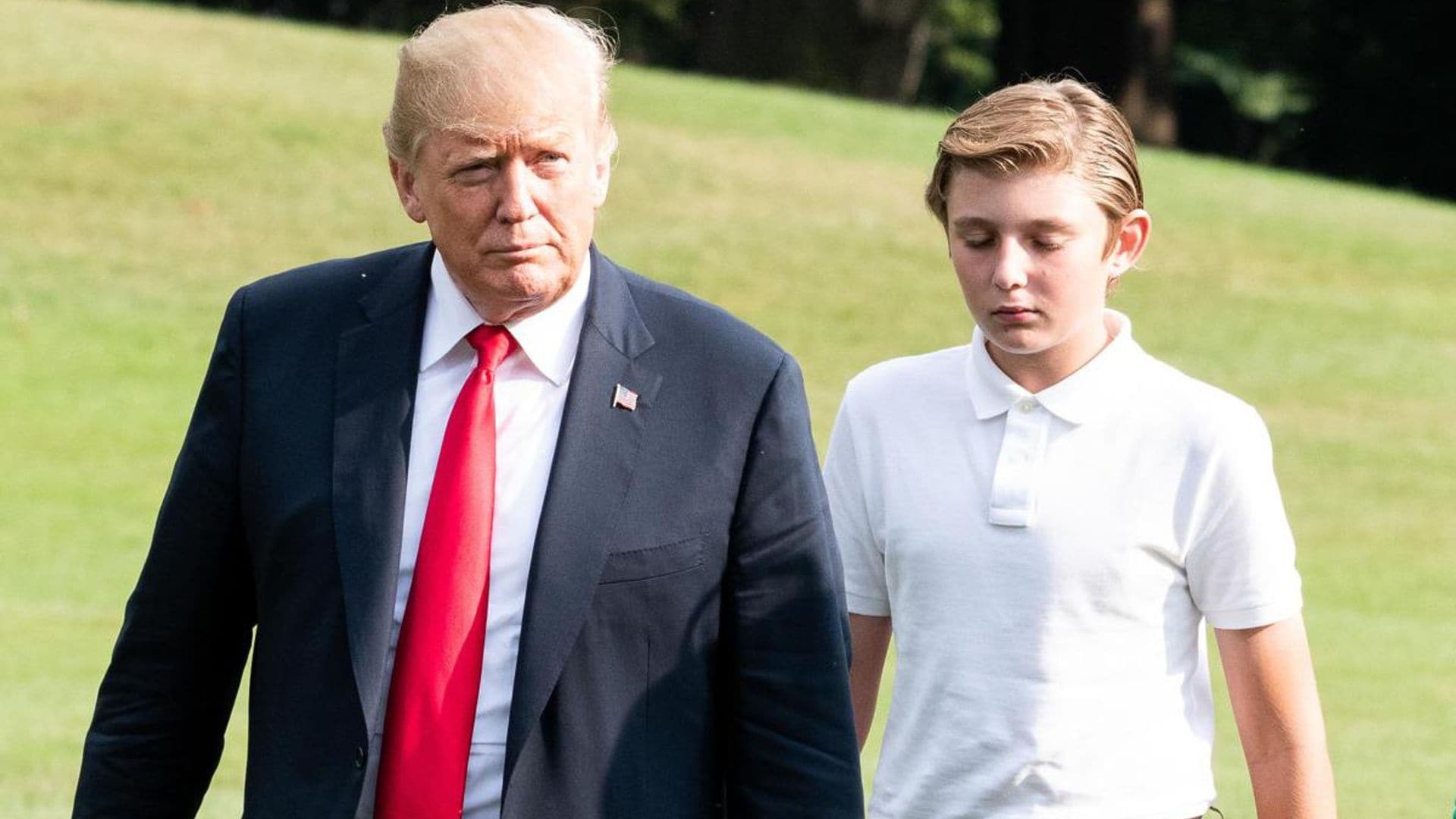 Donald Trump opens up about his relationship with 17-year-old son Barron