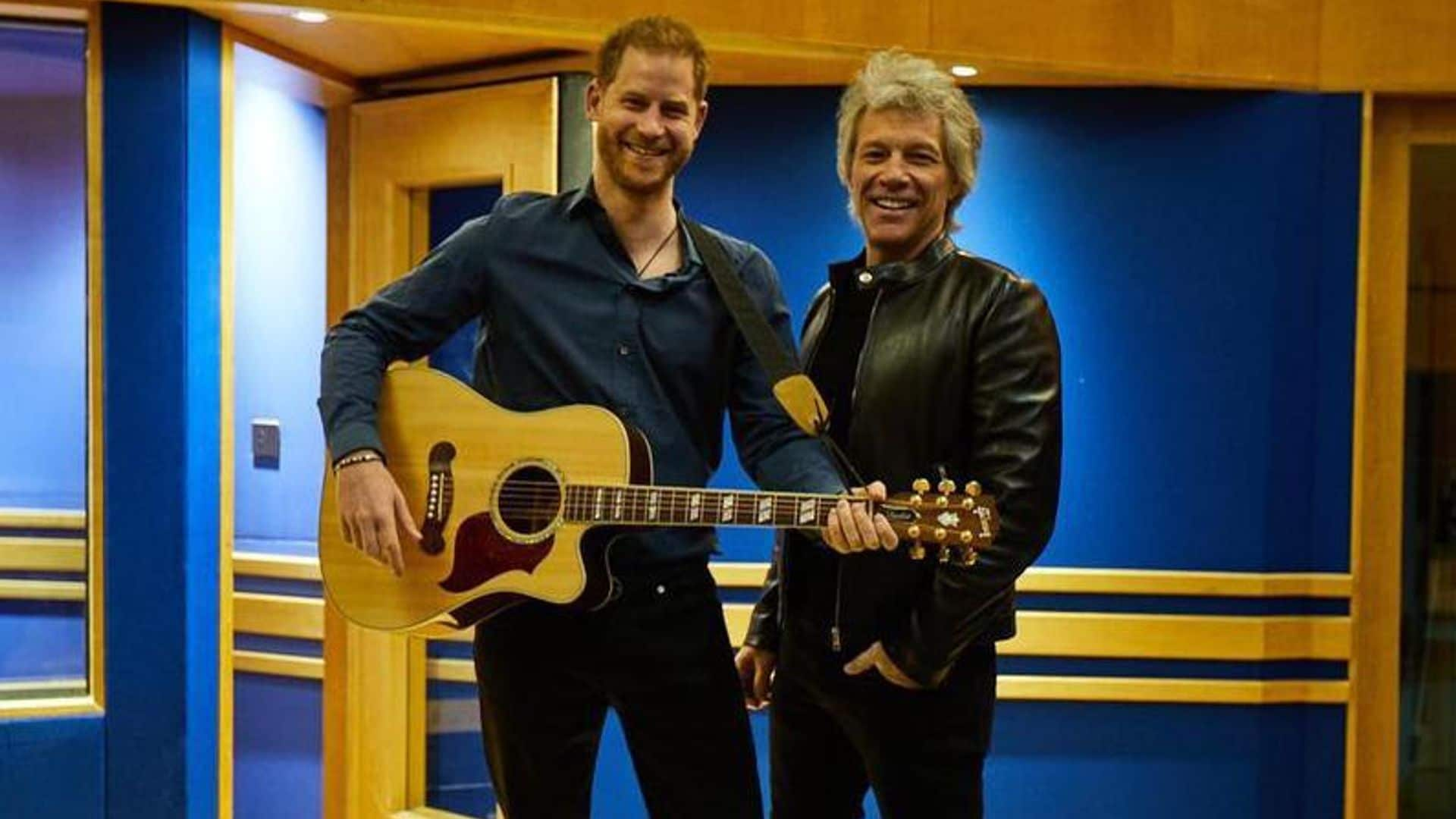 Prince Harry releases single with Bon Jovi - listen now!