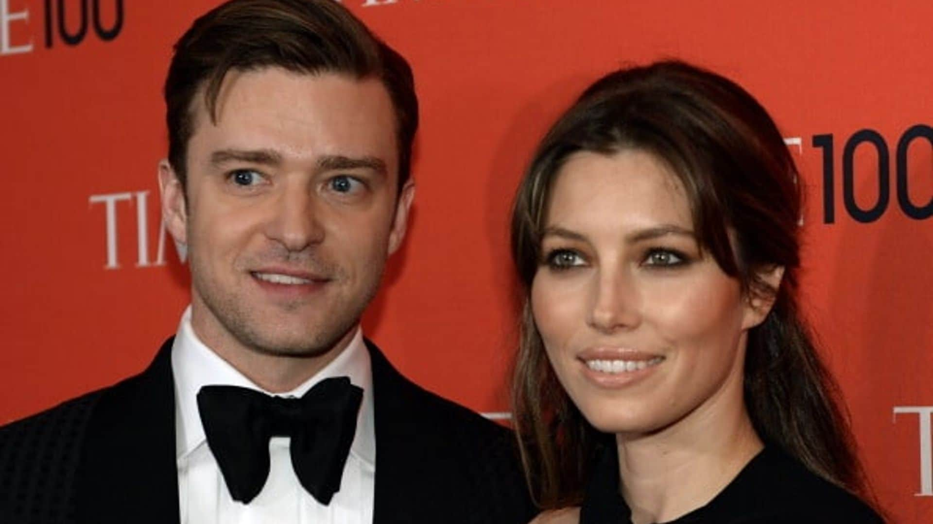 Justin Timberlake and Jessica Biel share first photo of baby son Silas