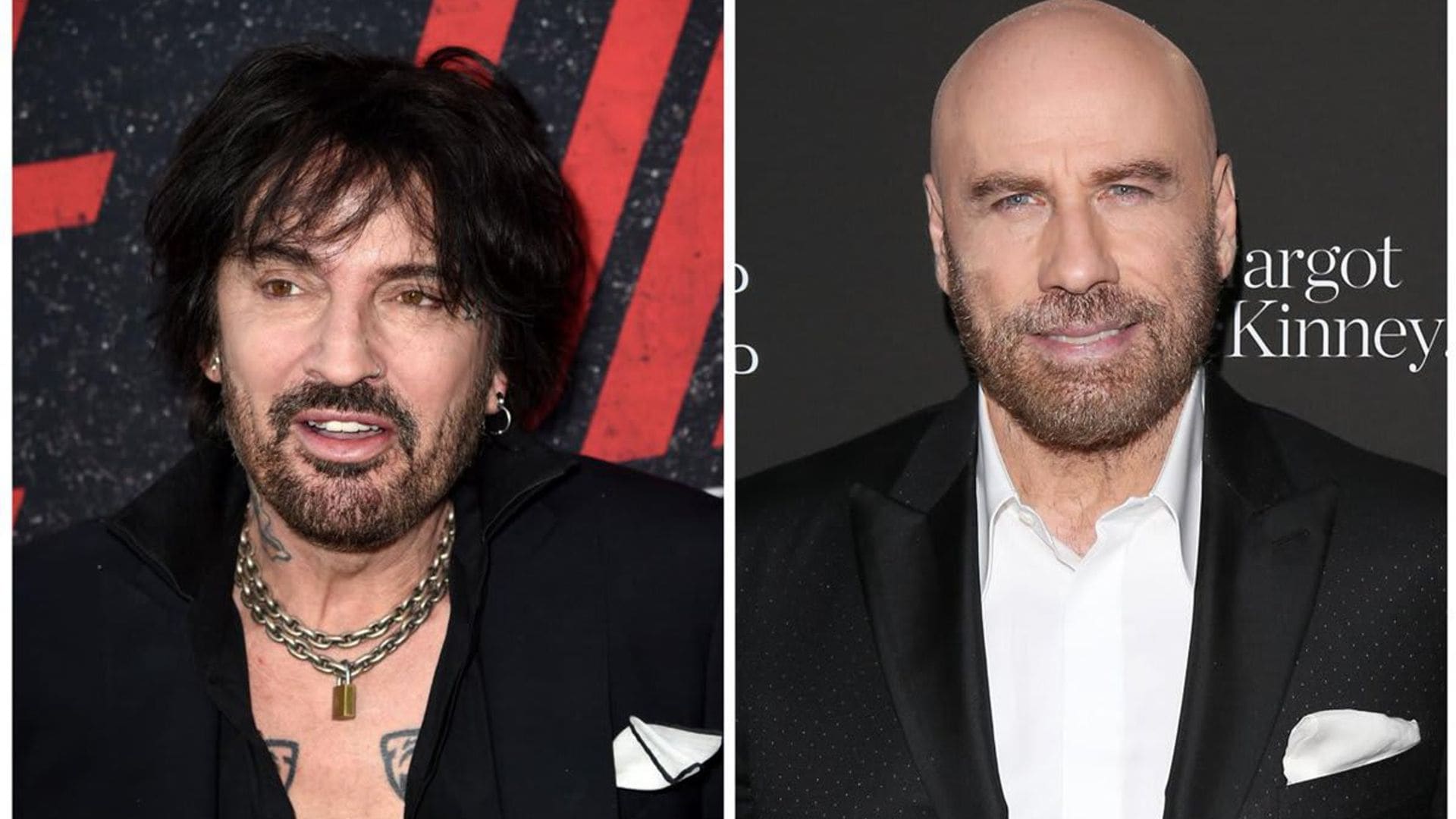 Unlikely baking besties Tommy Lee and John Travolta exchange cookie recipes