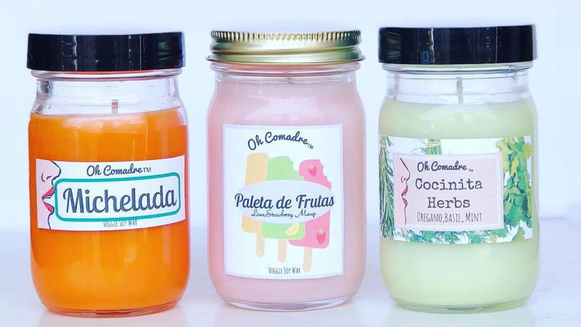 Oh Comadre Latino scents candles