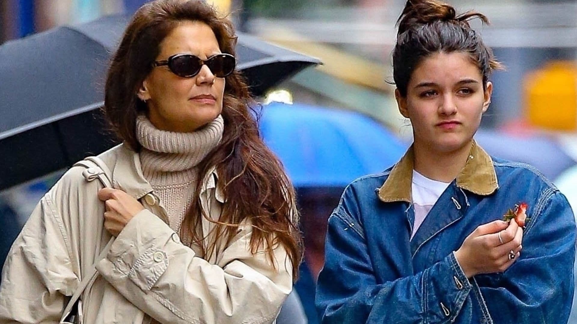 Katie Holmes makes rare comment defending her daughter Suri Cruise from 'false' claims