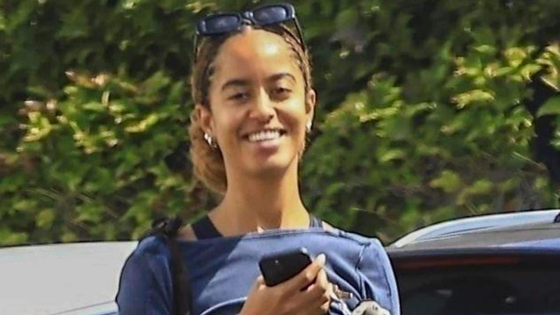 Malia Obama returns to Los Angeles from NYC and hits the gym