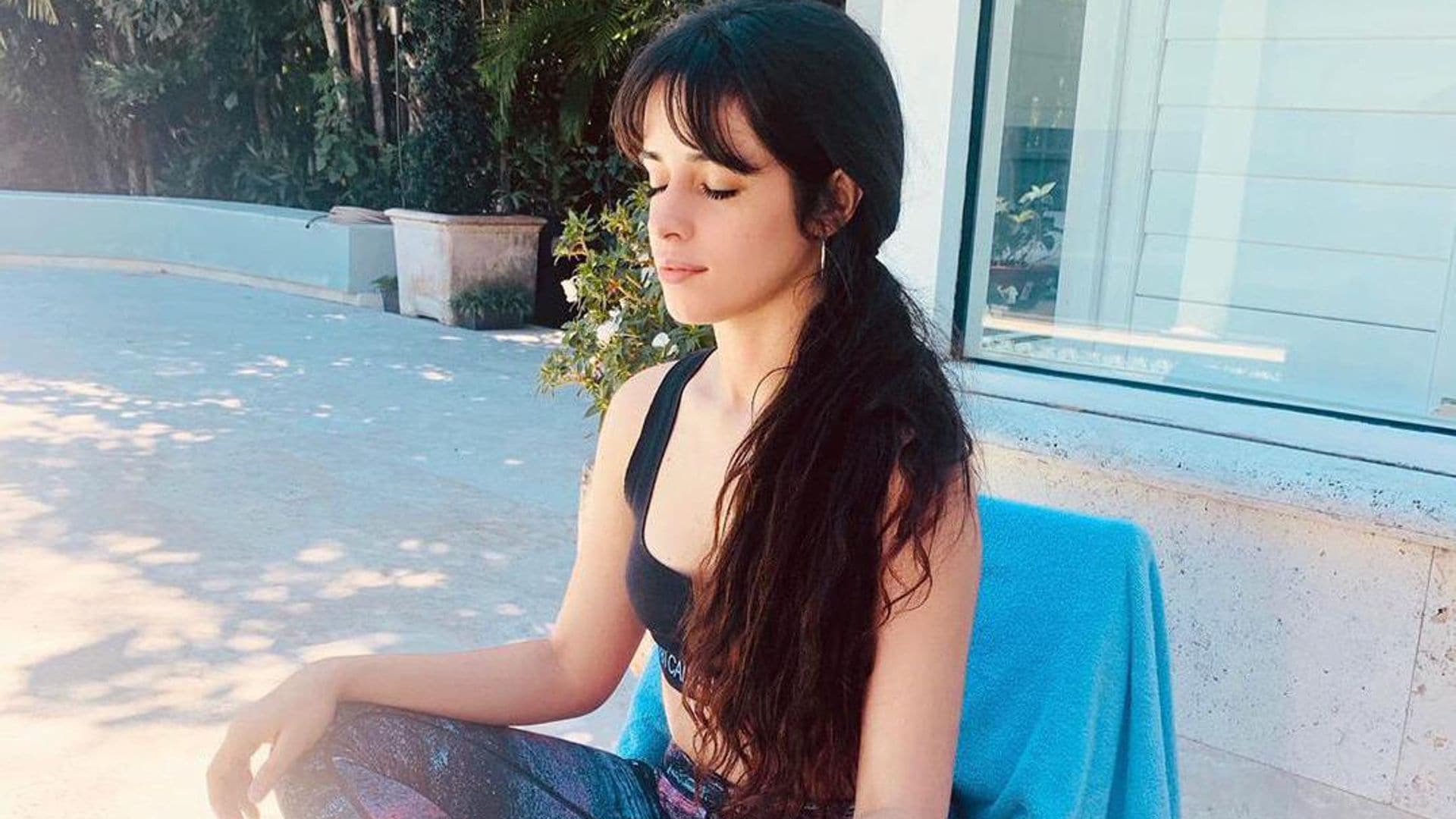 Camila Cabello meditates on staying calm