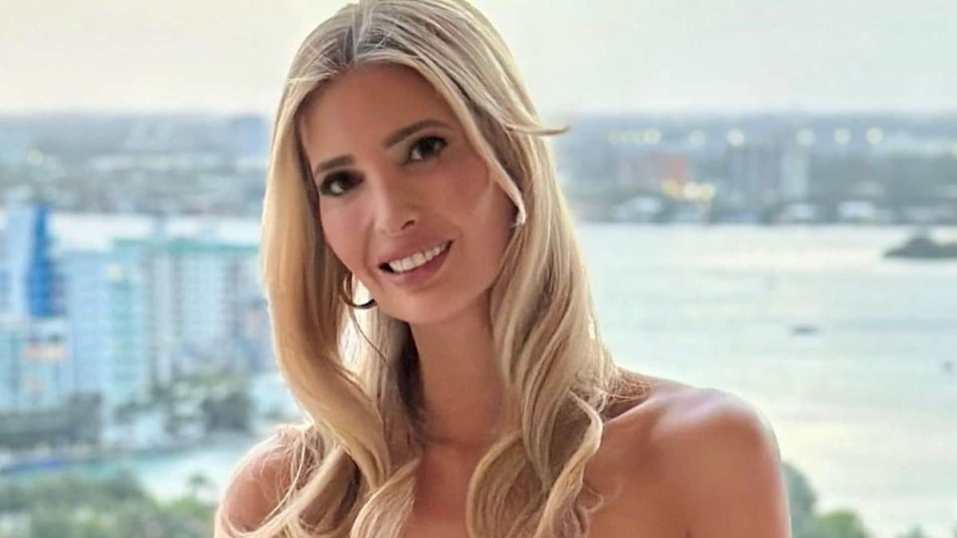 Ivanka Trump celebrates Valentine’s Day in stunning pink dress and diamond jewelry