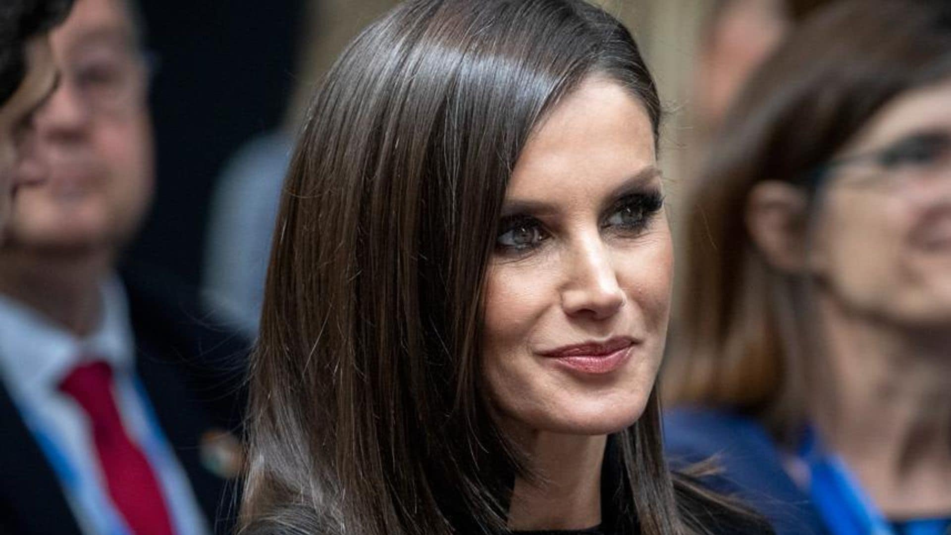 queen-letizia-all-black-getty