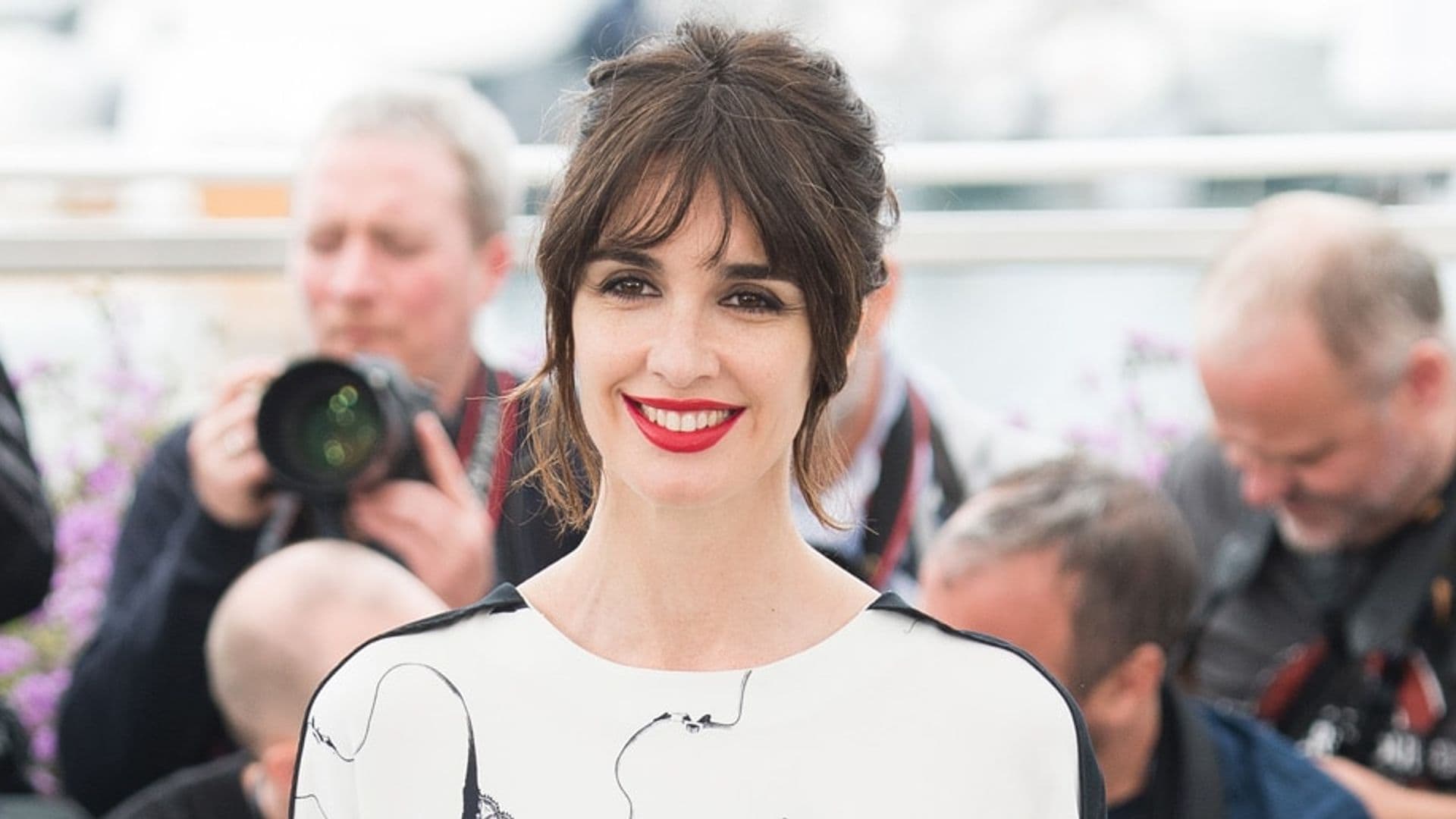 Paz Vega stuns with lingerie on the outside at Cannes