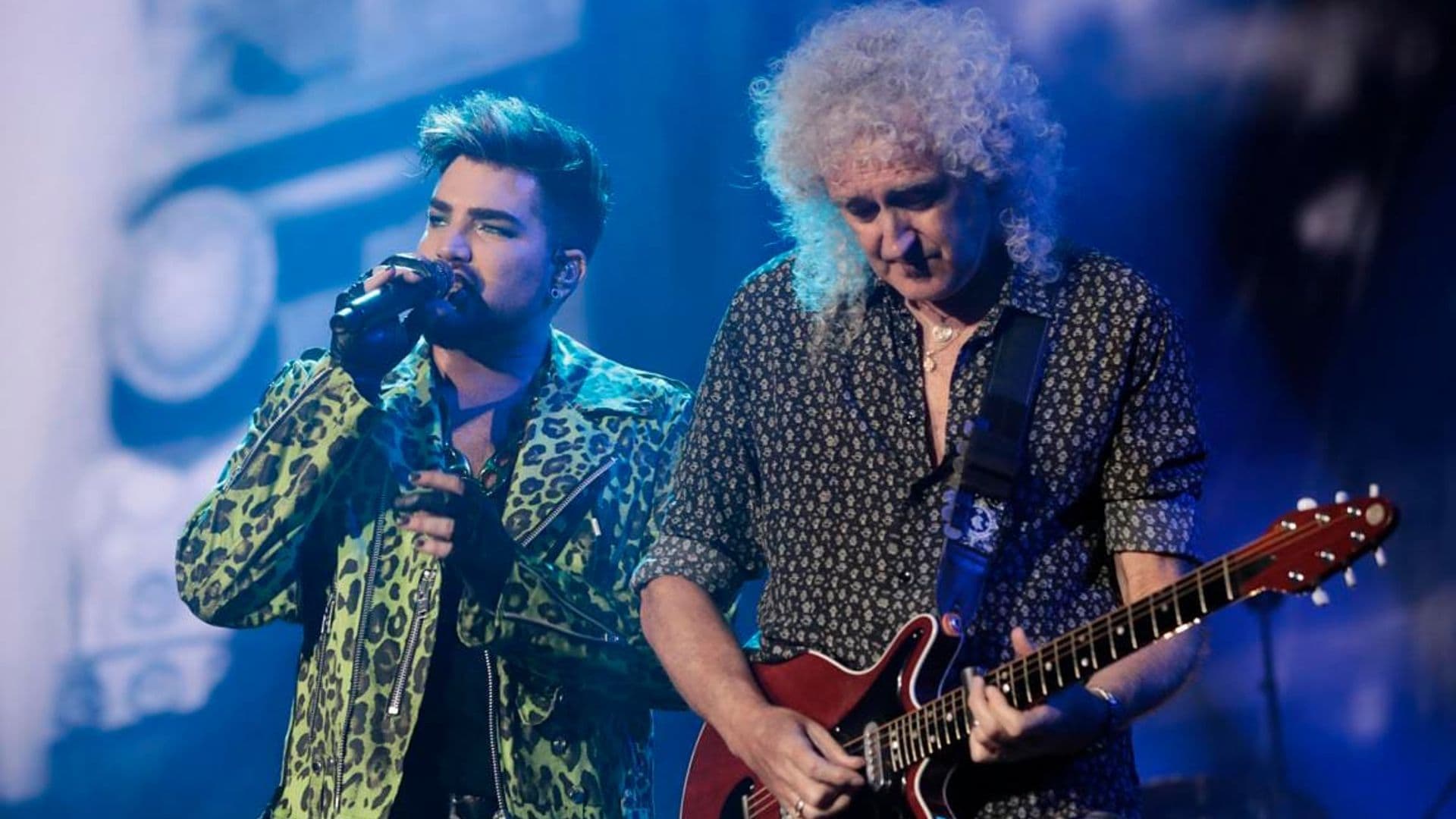 Adam Lambert and Queen honor Freddie Mercury in a performance of a song recorded 30 years ago