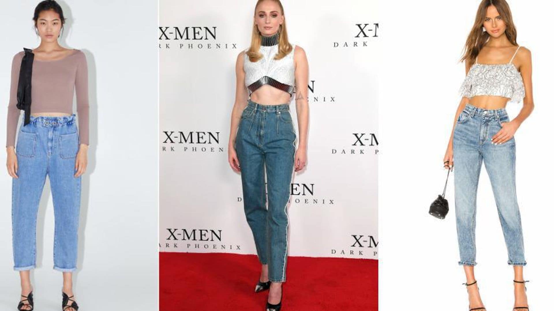 Sophie Turner joins the mom jeans trend