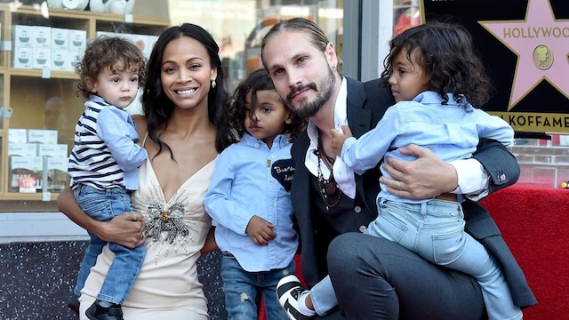 Zoe Saldana Honored With A Star On The Hollywood Walk Of Fame