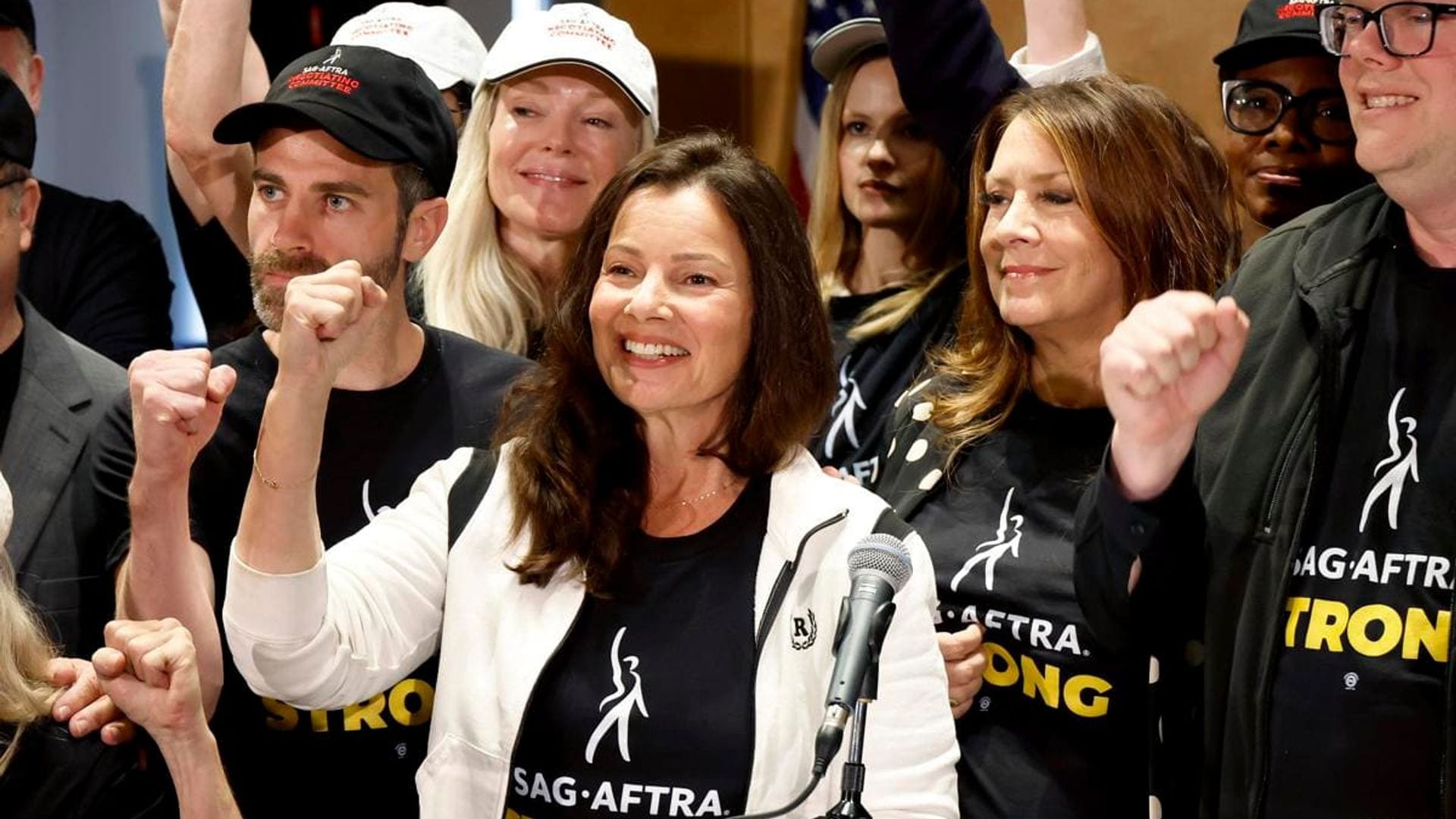 What did George Clooney tell Fran Drescher after the SAG-AFTRA strike ended?