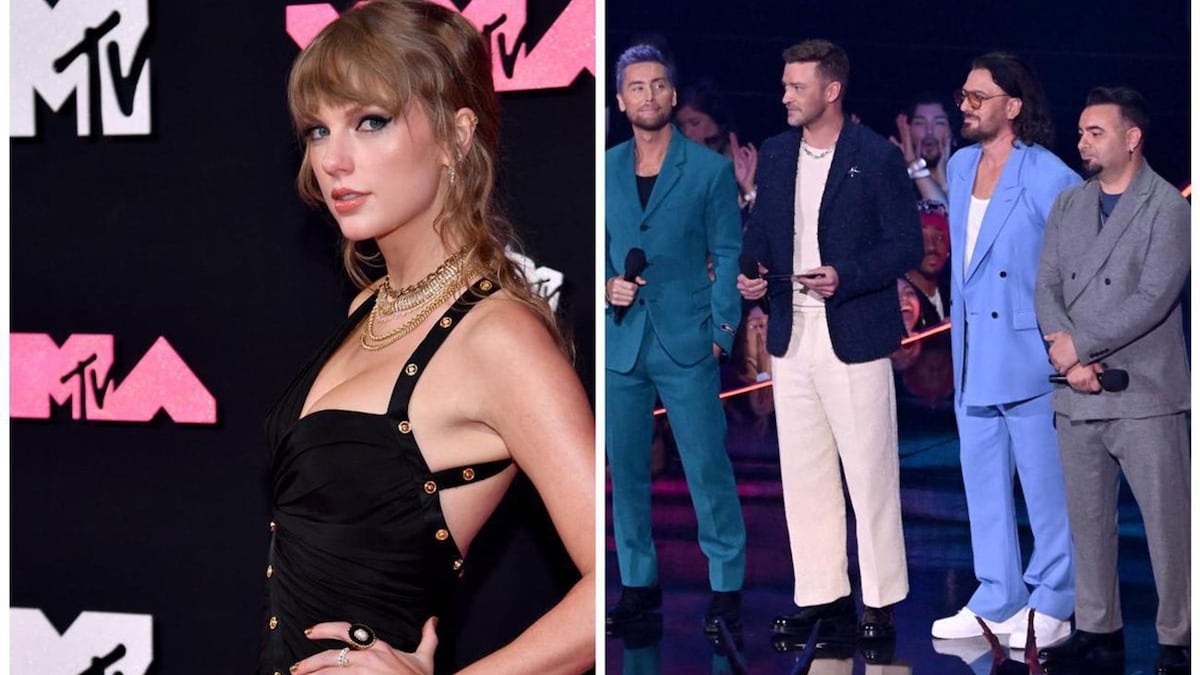 Taylor Swift’s sweet moment with NSYNC at the VMAs ‘Thank you for the