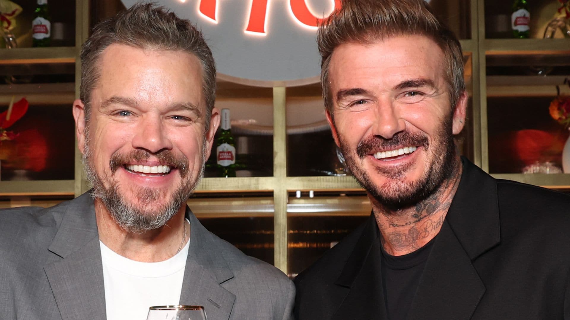 David Beckham & Matt Damon are ‘Long-Lost Twins’ in hilarious Super Bowl commercial