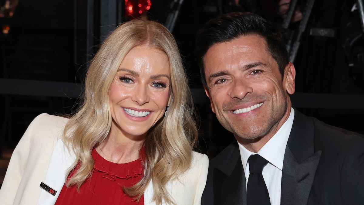 Kelly Ripa can’t stop petting Mark Consuelos after his buzz cut