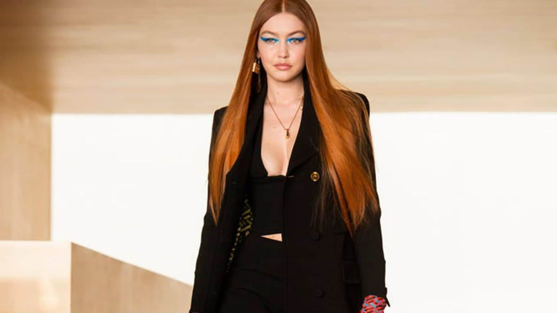 Gigi Hadid returns to the runway after welcoming her baby girl Khai