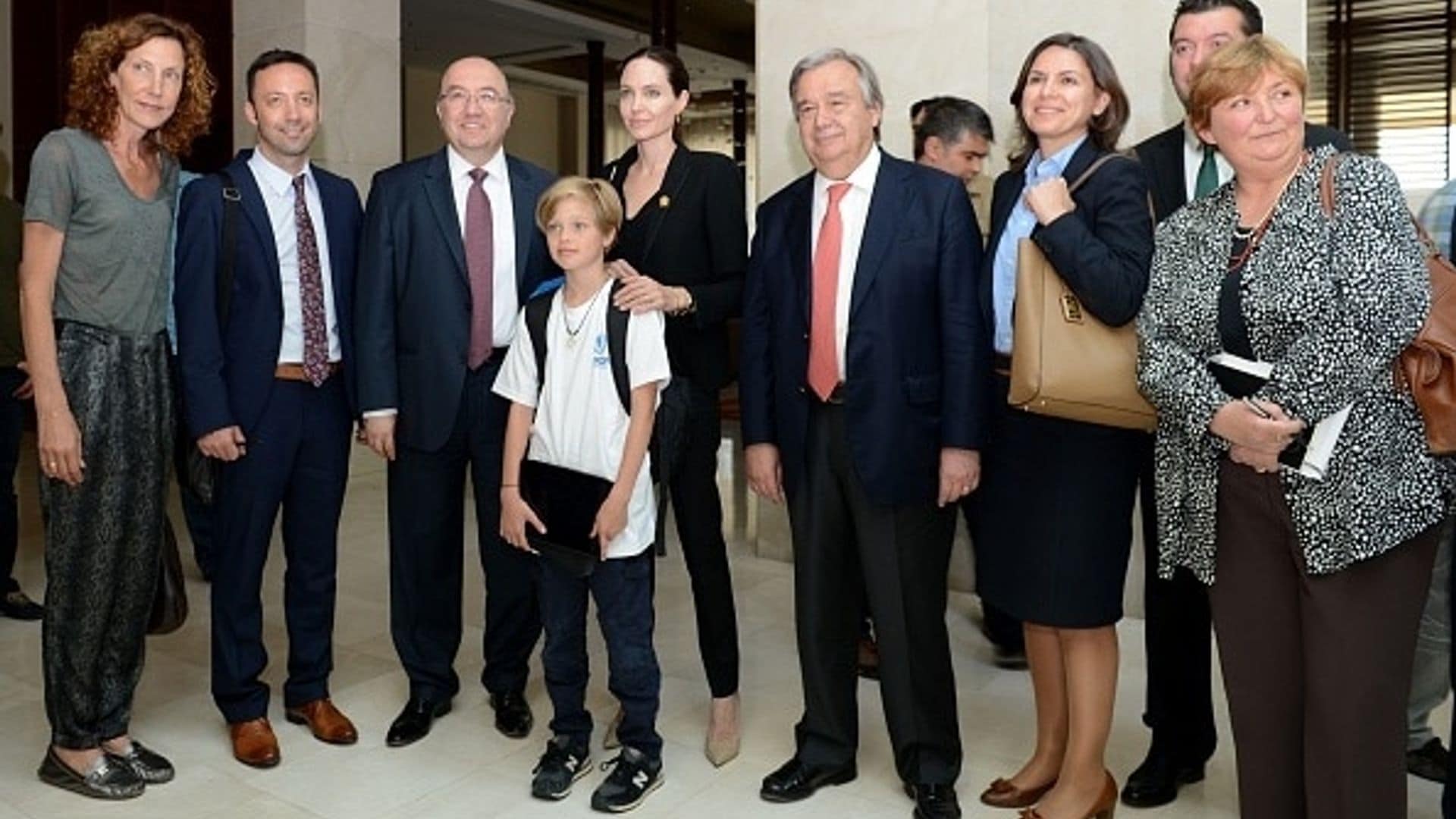 Angelina Jolie and daughter Shiloh visit refugees in Turkey and Lebanon