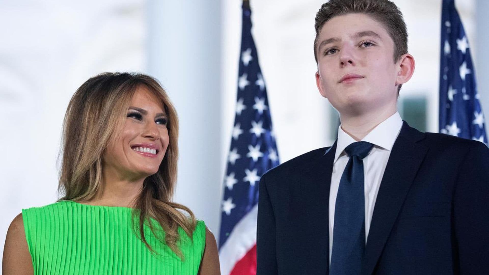 First Lady Melania Trump reveals son Barron had COVID-19