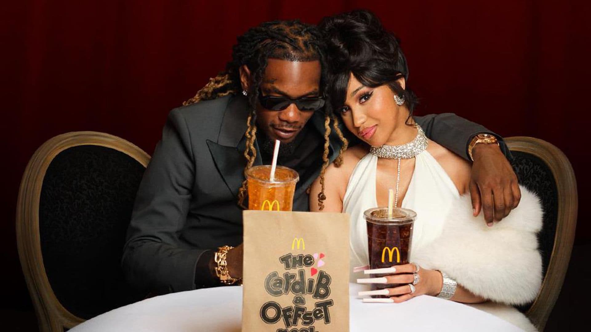 Cardi B and Offset launch the first-ever celebrity duo meal for Valentine’s Day