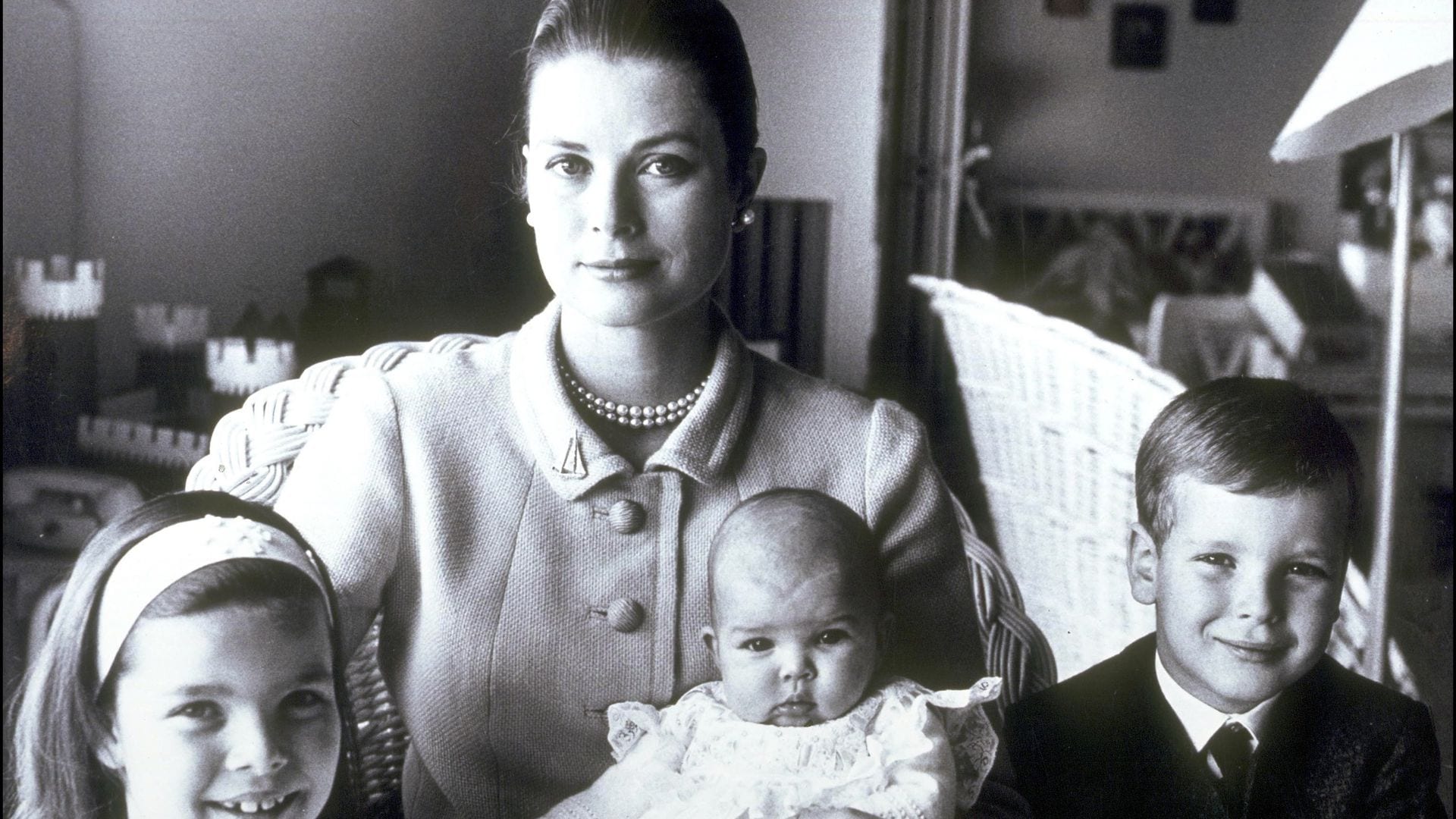  Grace, Caroline, Stephanie, Albert. (Photo by API/Gamma-Rapho via Getty Images)