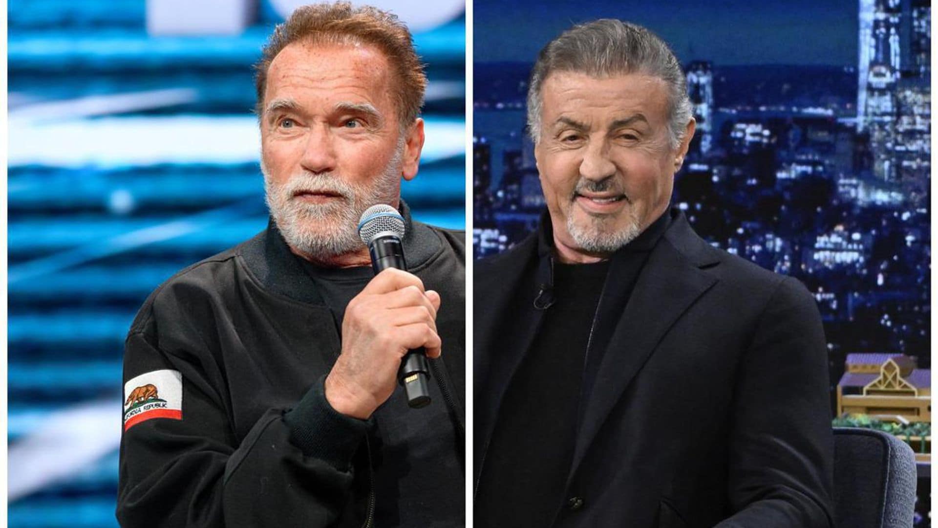 Arnold Schwarzenegger and Sylvester Stallone open up about decades of competition in Hollywood