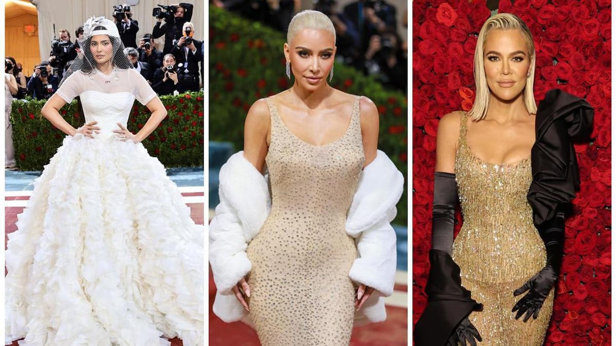 See the Kardashian/Jenner's Met Gala 2022 red carpet looks