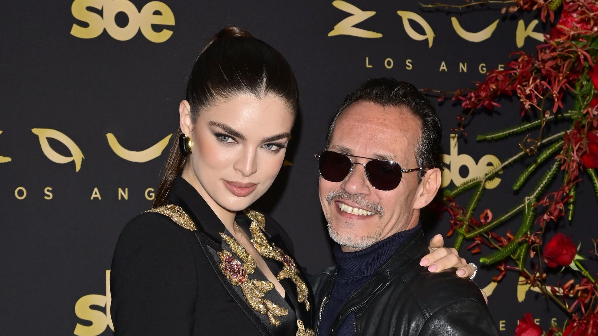 Marc Anthony and Nadia Ferreira bring the romance to L.A.'s hottest new club