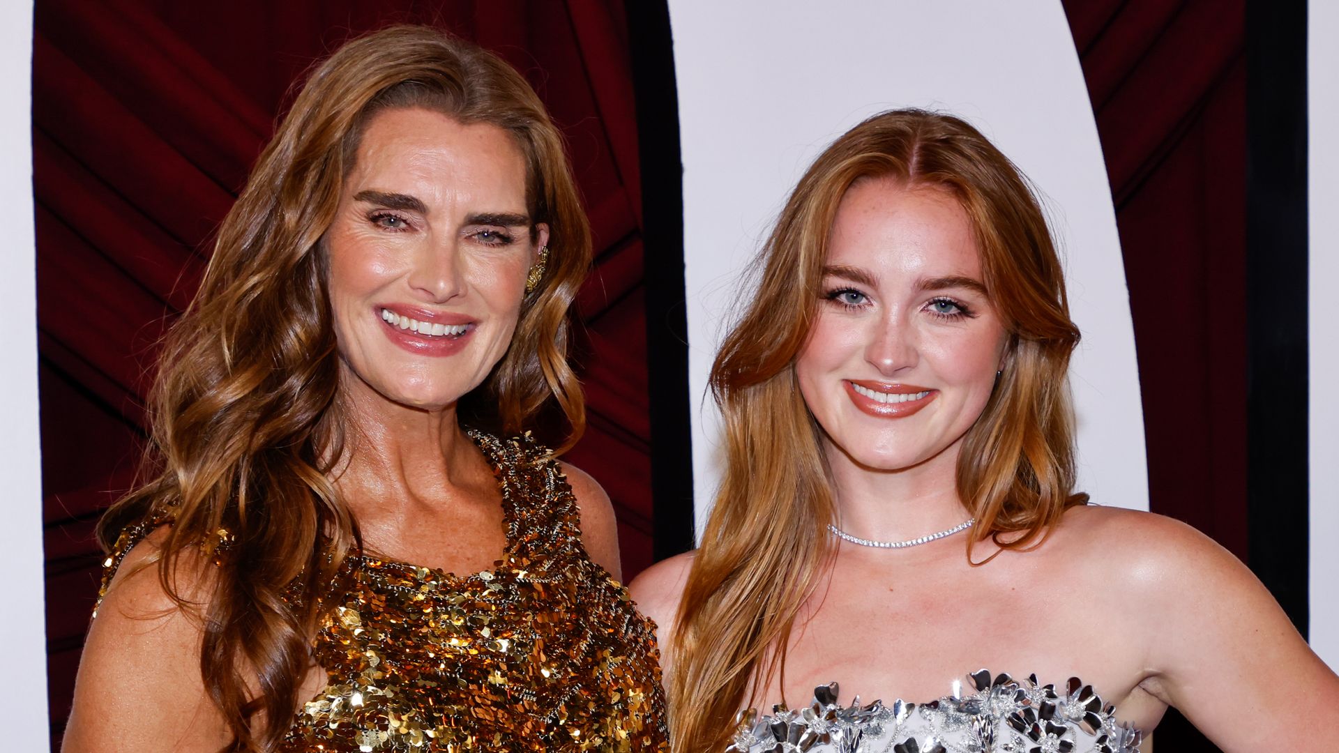 Brooke Shields and her daughter Rowan Henchy looked stunning in gold and silver looks in NYC