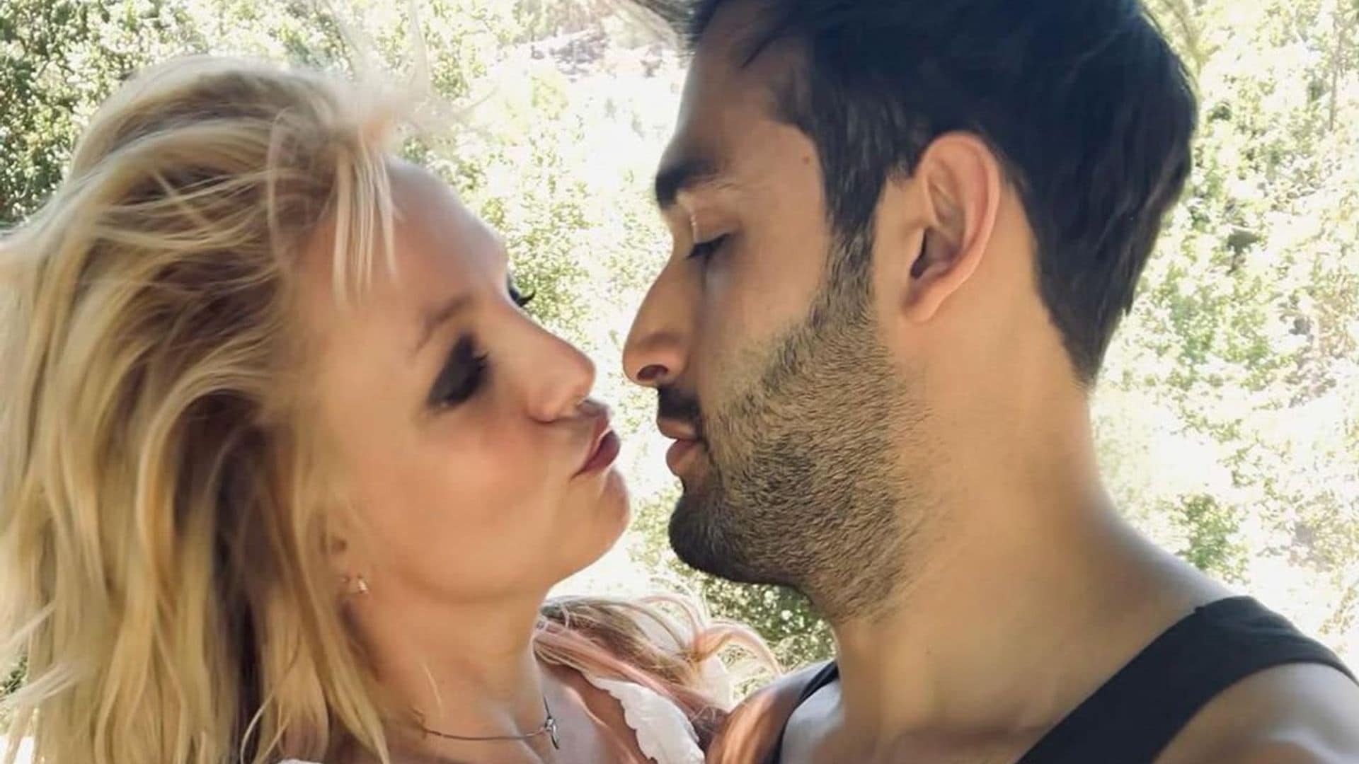 Britney Spears sparks engagement rumors after driving Sam Asghari to get coffee with a ring on THAT finger