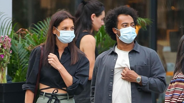 Katie Holmes and Bobby Wooten in NYC