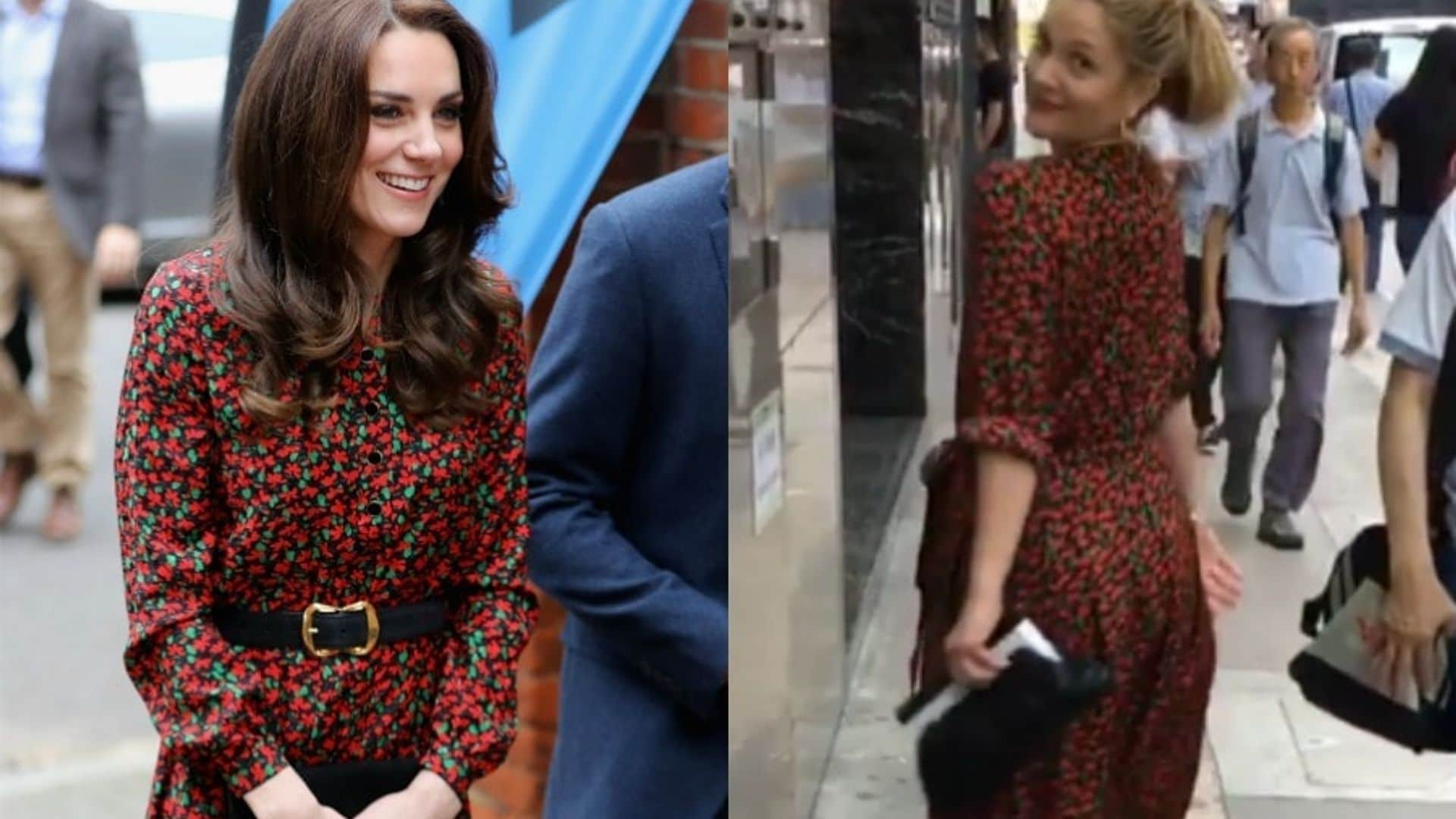 Wearing the same Vanessa Seward dress, the royal and actress twinned for the second time this year.
Photos: Chris Jackson/Getty Images/Instagram