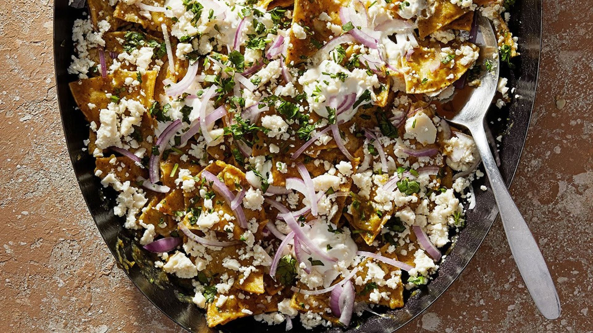 These carnitas and eggs chilaquiles will give your morning the savory boost it needs