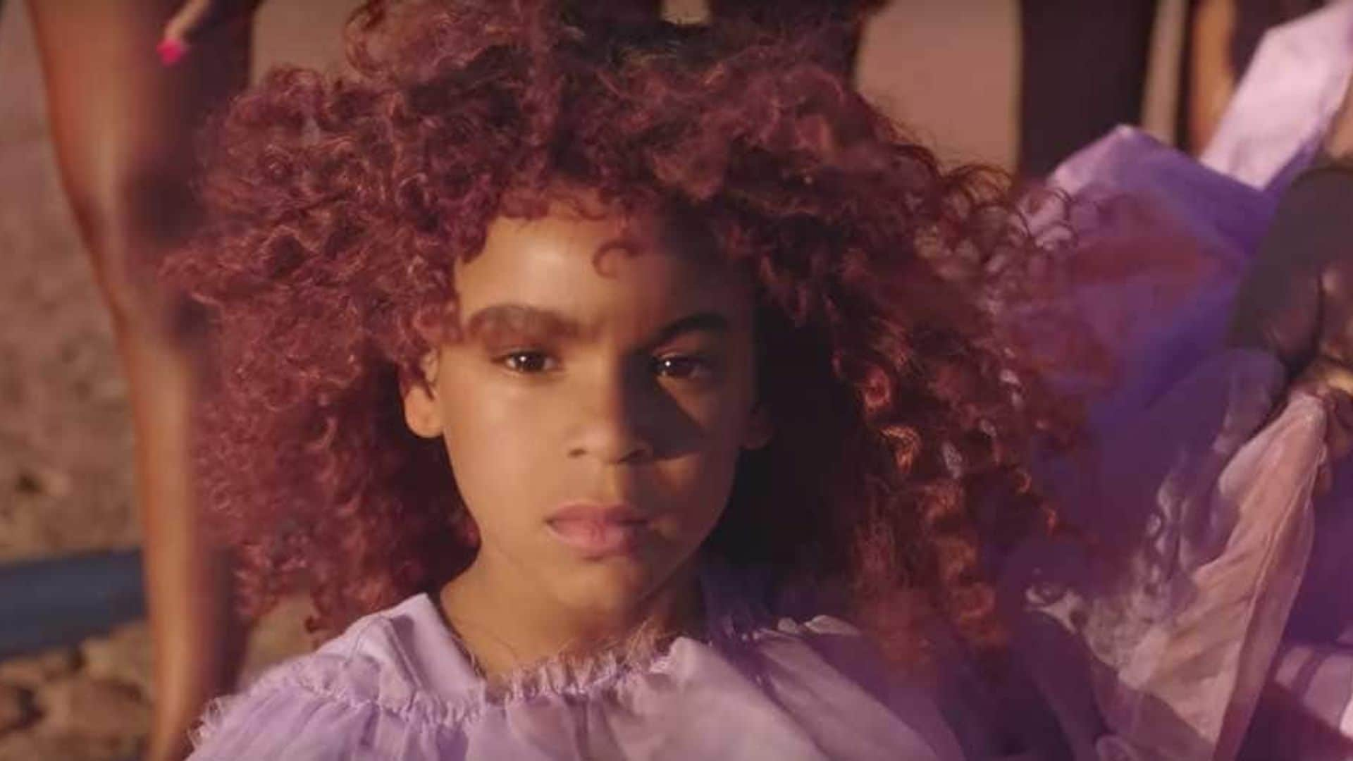 Blue Ivy Carter stars alongside her mother Beyoncé in 'Spirit' music video