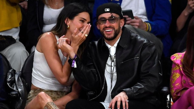 Celebrities At The Los Angeles Lakers Game