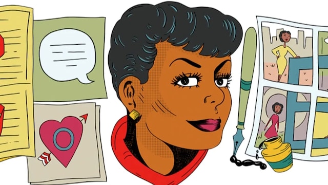 The first African-American woman cartoonist, Jackie Ormes