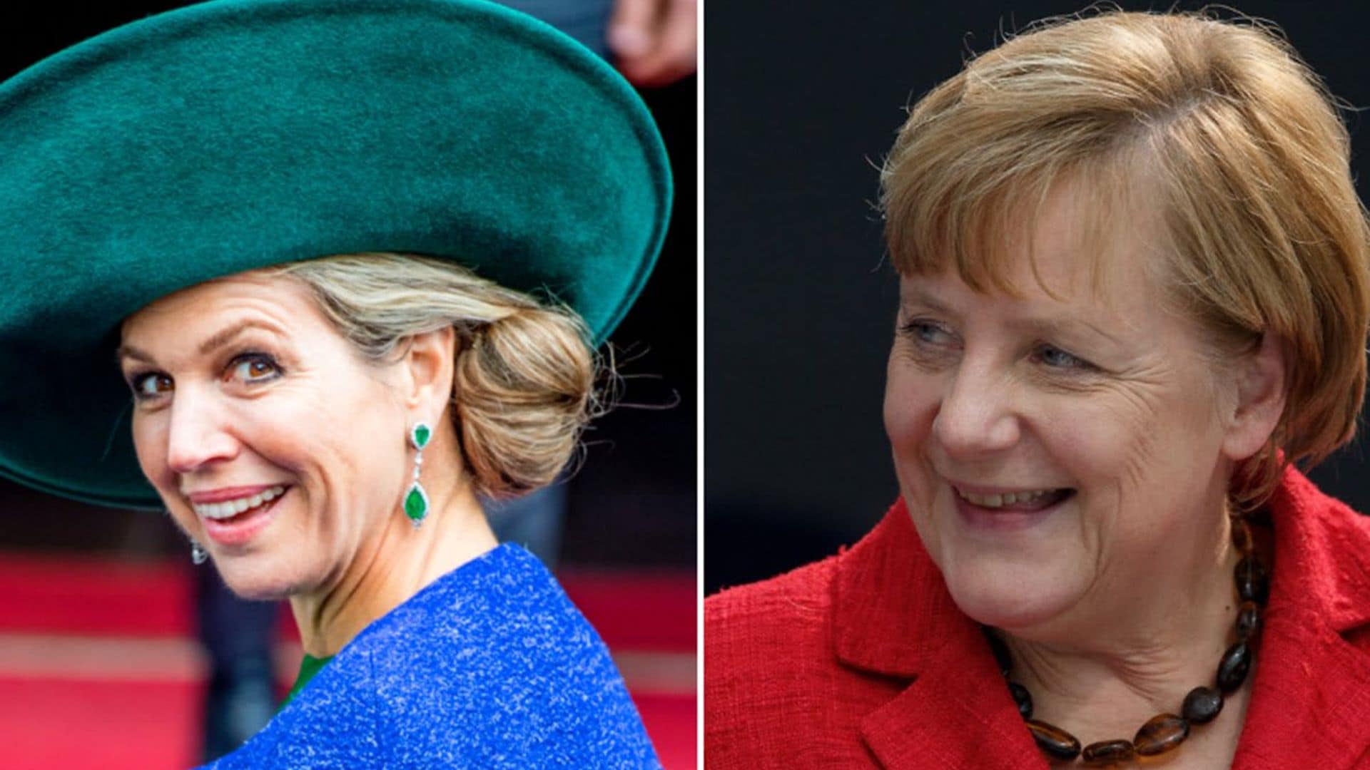 Queen Maxima and Angela Merkel have hilarious misunderstanding over France