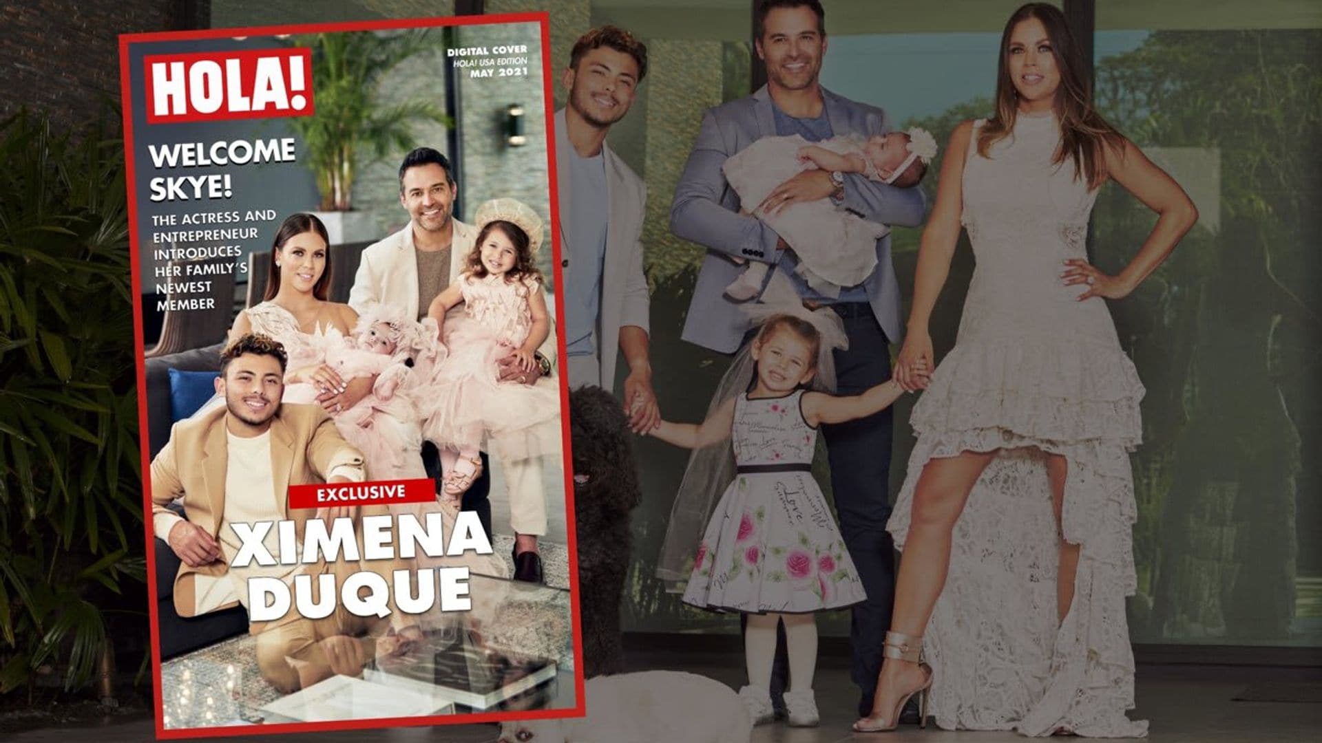 Mother’s Day exclusive: Ximena Duque introduces her newborn girl Skye