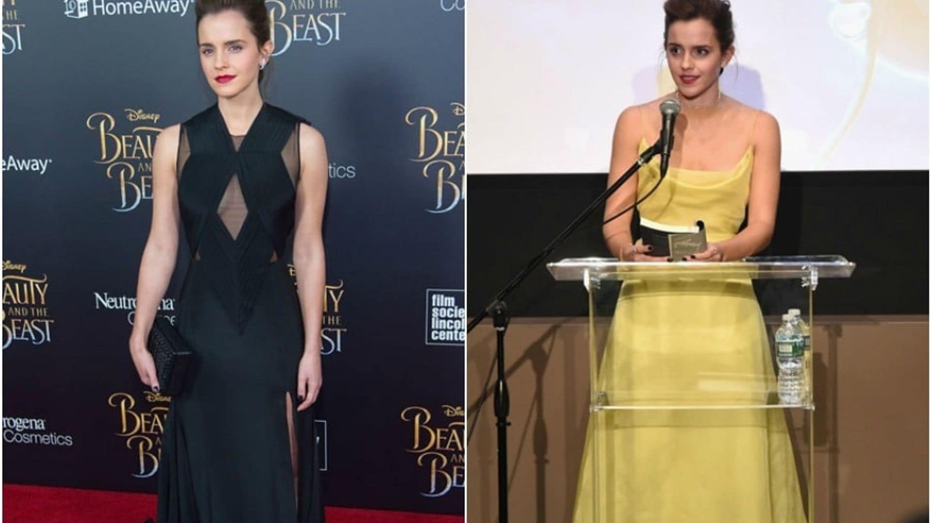 Emma Watson's fairytale 'Beauty and the Beast' style from around the world