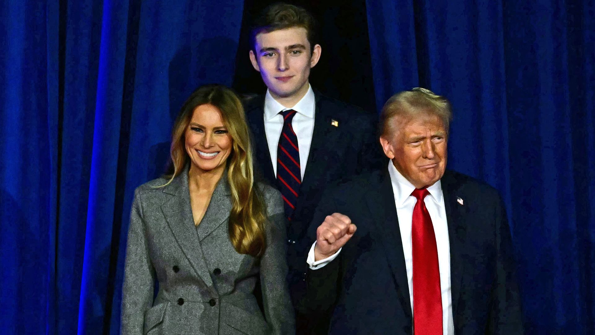 Barron Trump spends Thanksgiving with Melania and Donald at Mar-a-Lago: 'Celebrating special day'