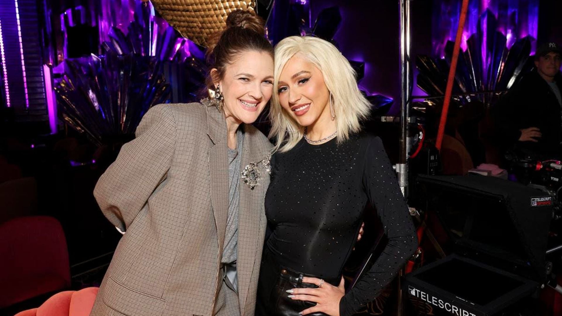 Christina Aguilera and Drew Barrymore bond over raising their daughters