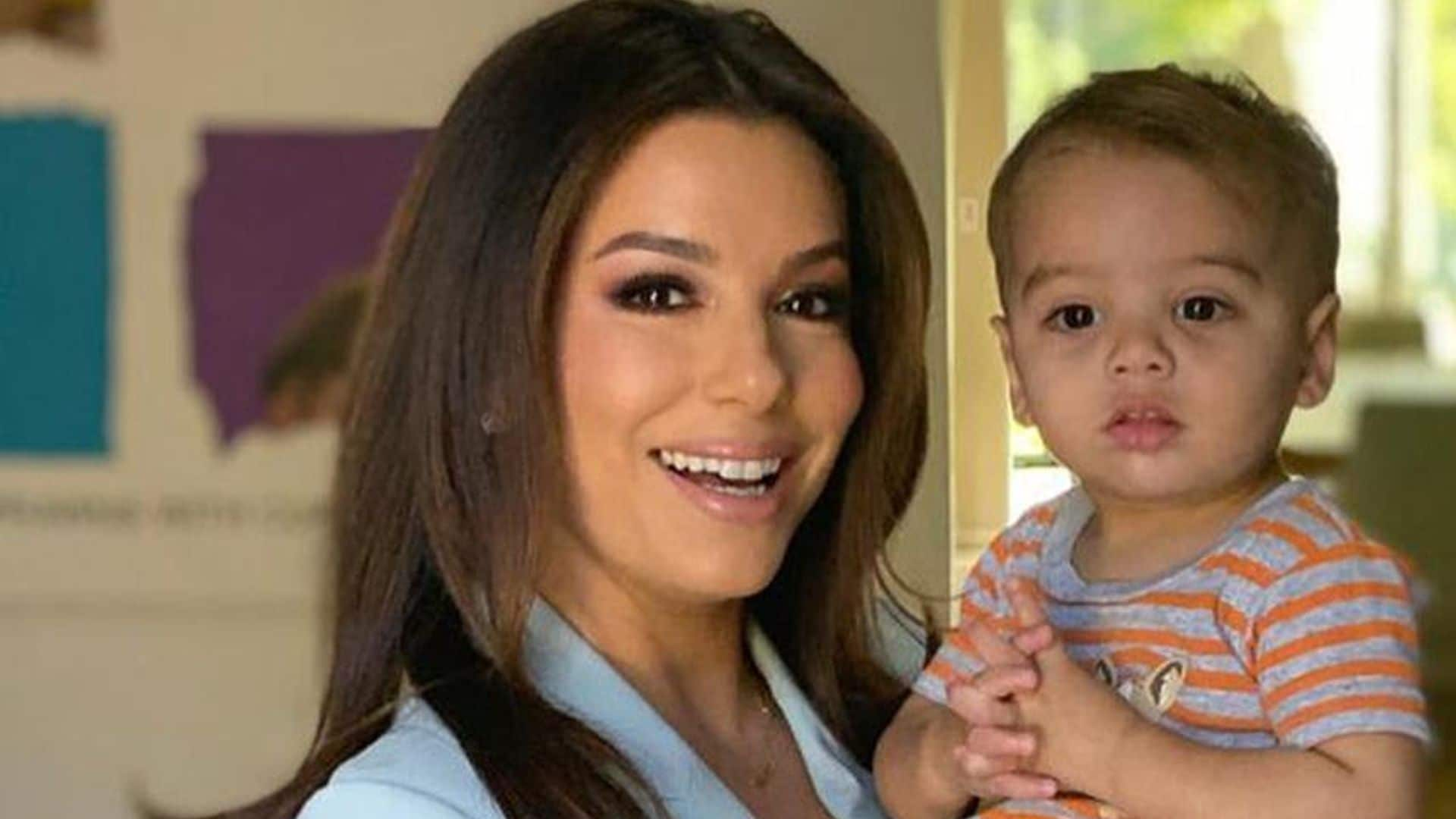 Eva Longoria shares a delicious new picture of son Baby Santi