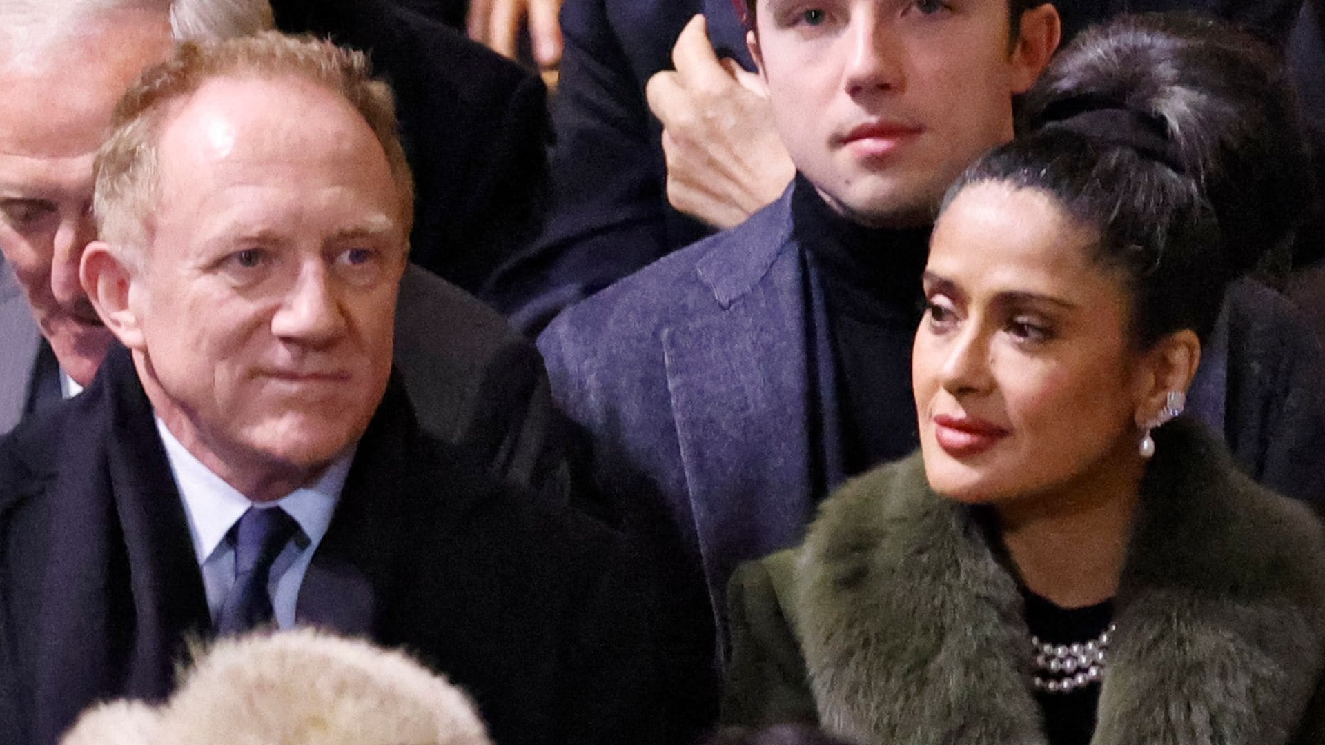 Salma Hayek and François-Henri Pinault beam at Notre Dame's reopening after his massive donation