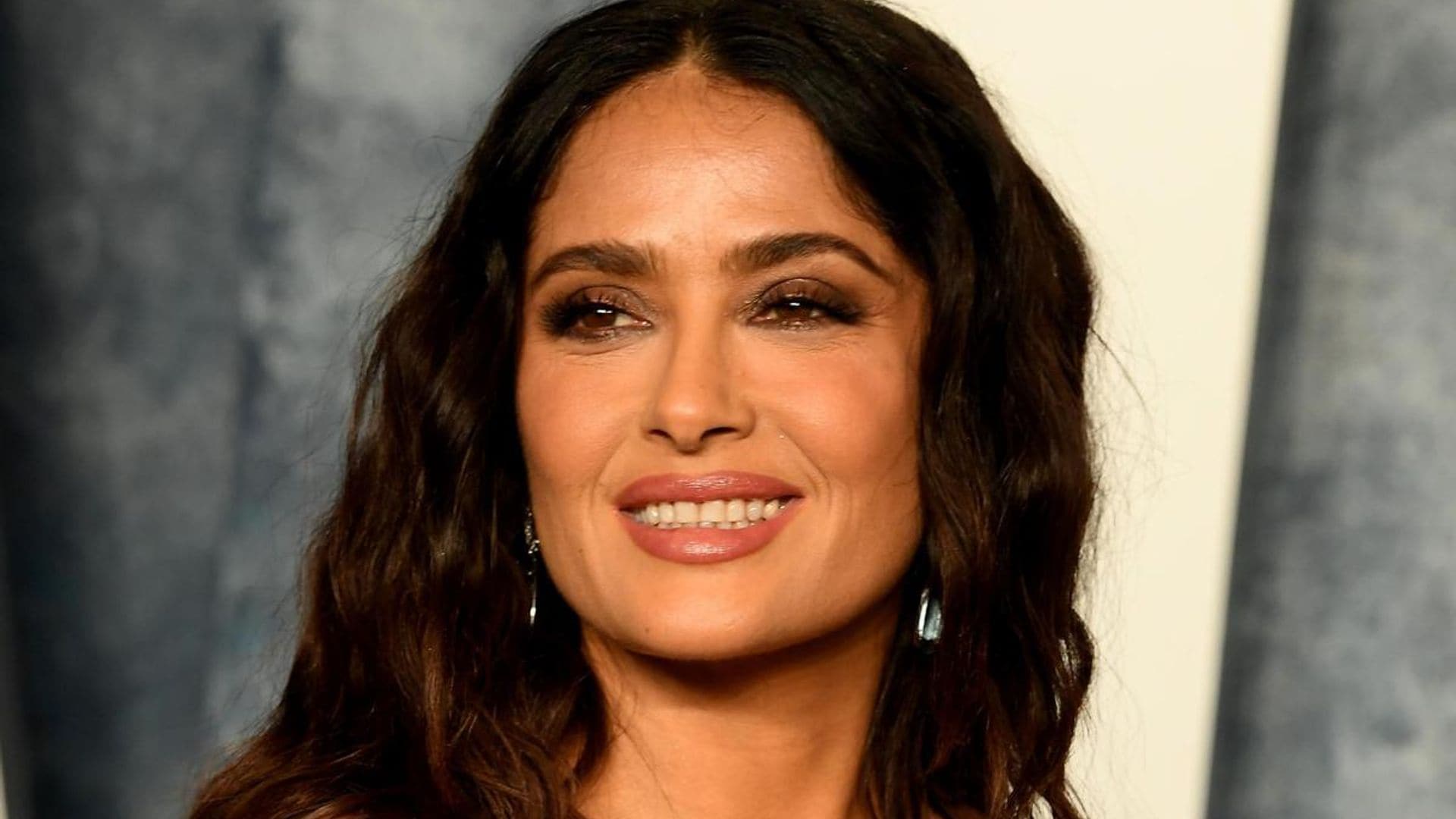 Salma Hayek celebrates 25M followers on Instagram with a bikini workout