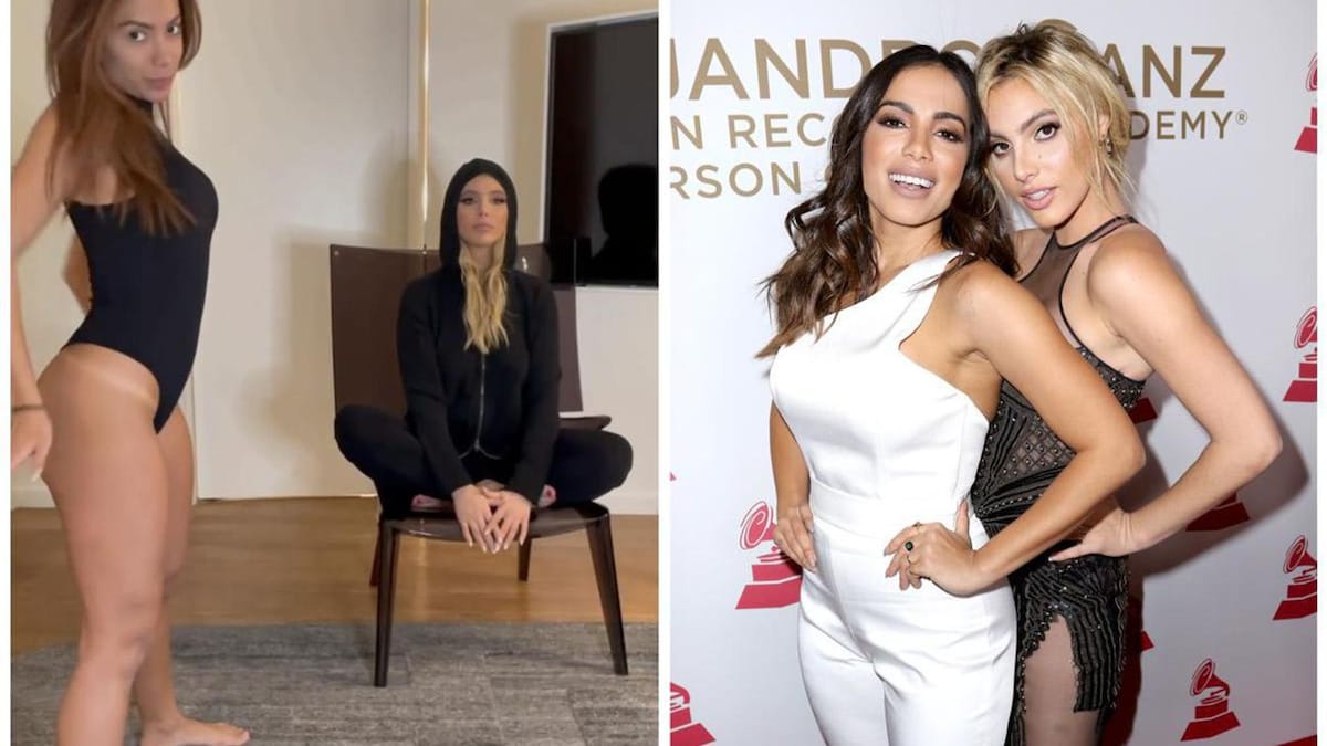 Anitta shows Lele Pons how to master the #Anittachallege