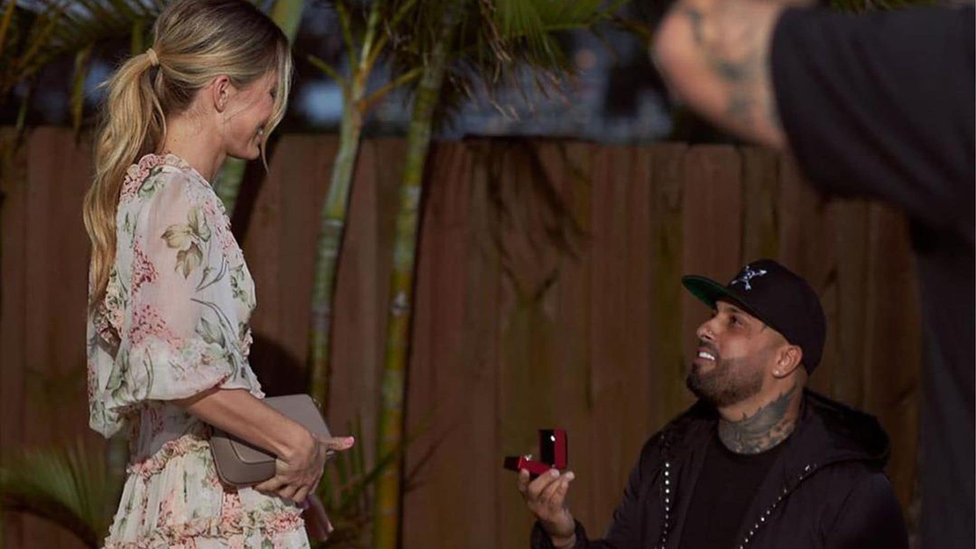 Nicky Jam proposes to girlfriend on Valentine’s Day: See the heart-melting video