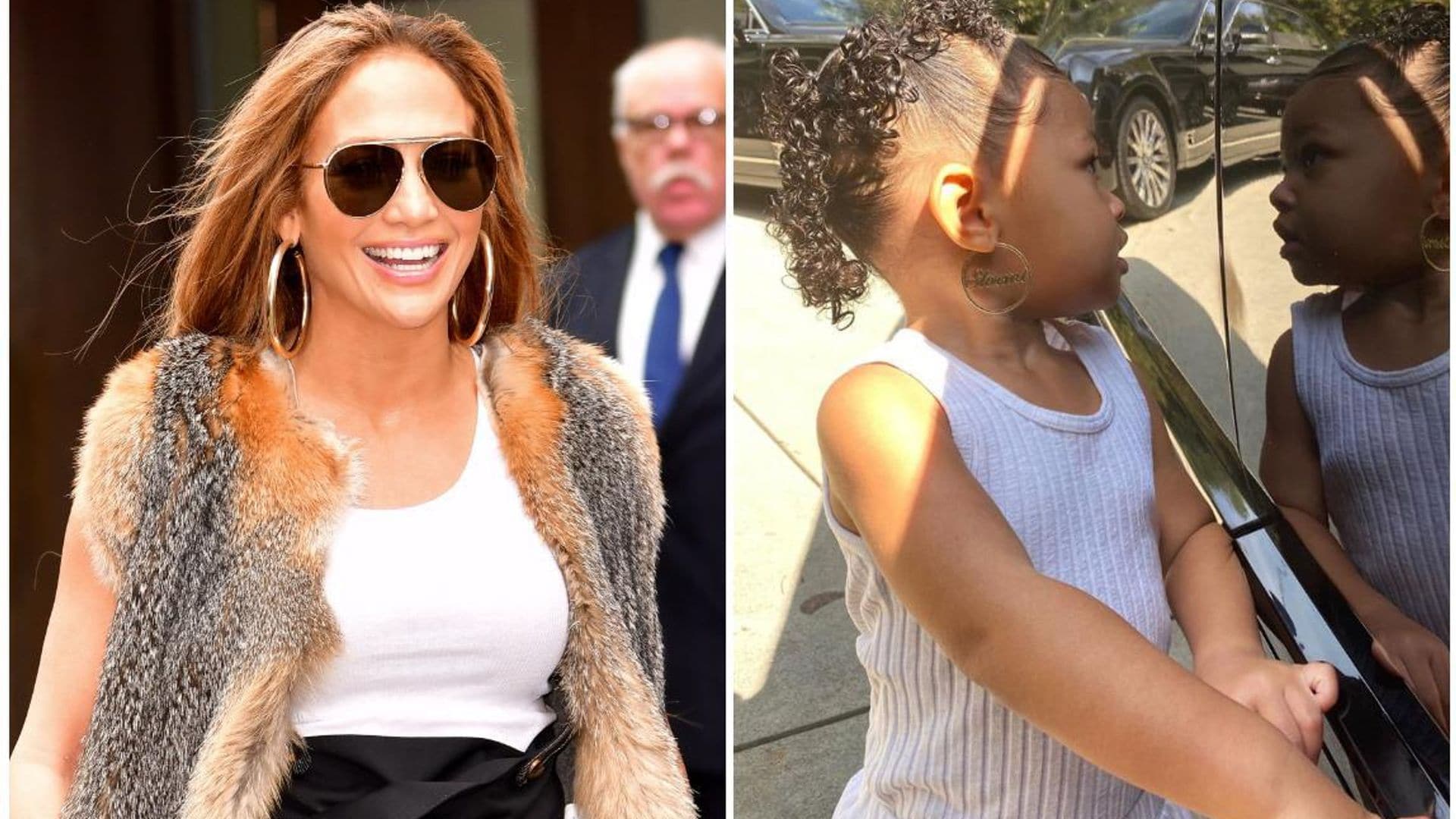 Stormi Webster and Jennifer Lopez jewelry