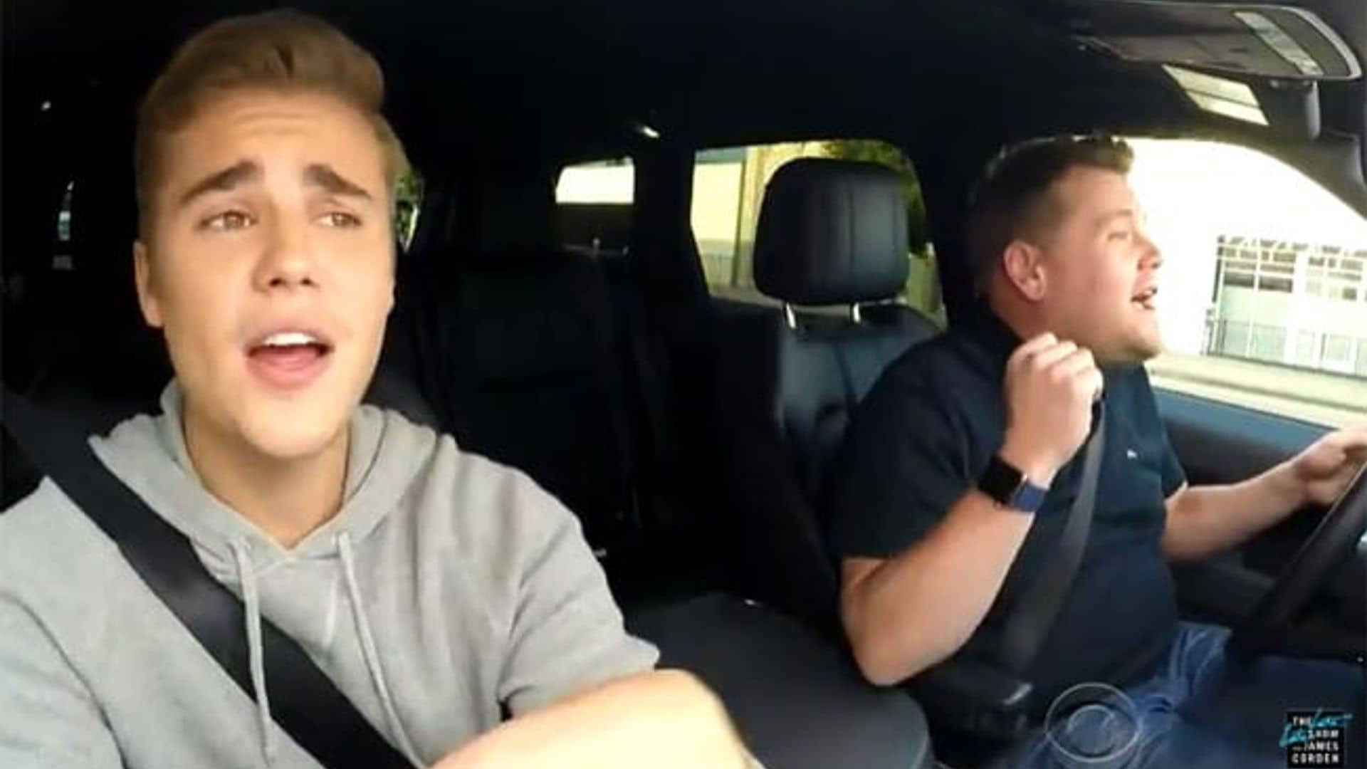 Justin Bieber sings 'Baby' with James Corden, shares his 10-year plan