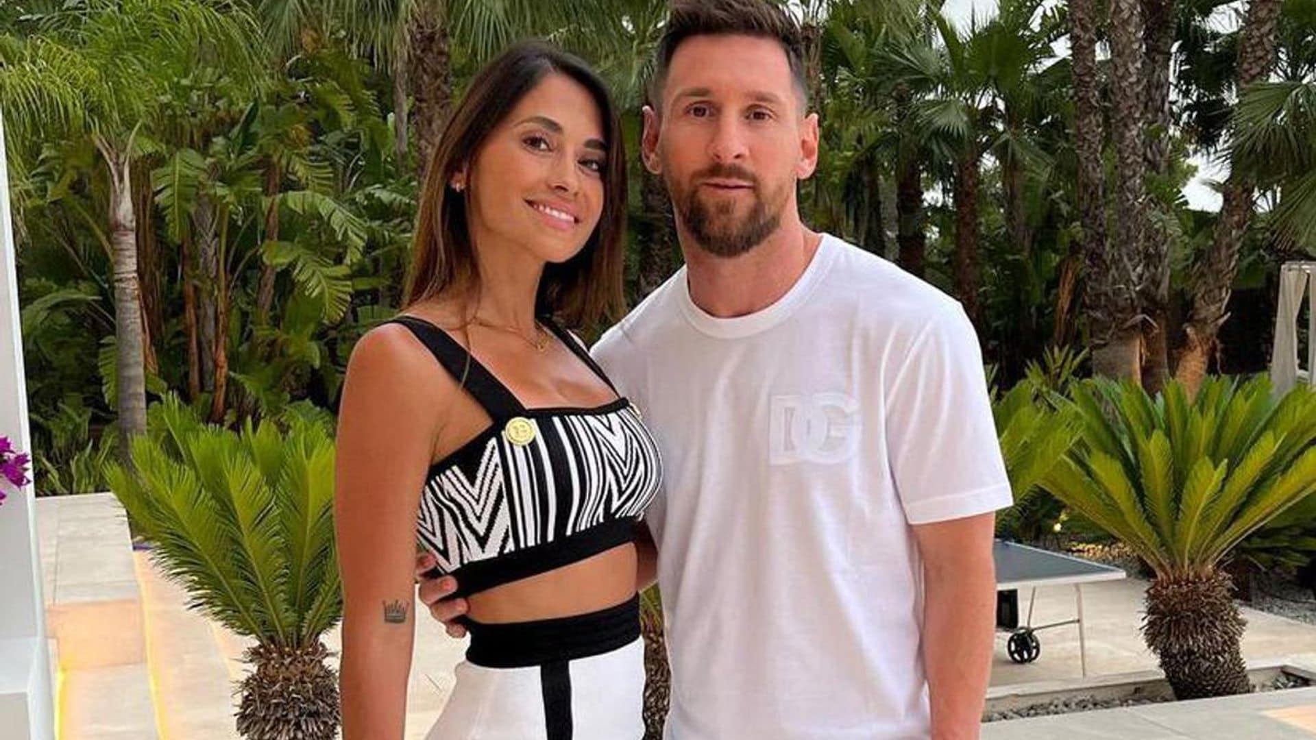 Lionel Messi y Antonela Roccuzzo