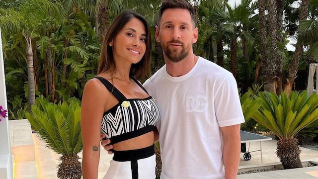 Lionel Messi y Antonela Roccuzzo